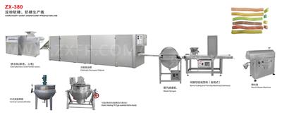 ZX-380 淀粉軟糖、奶糖生產線
